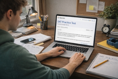 Google tiene una nueva función gratis en Gemini para que los estudiantes puedan preparar Exámenes