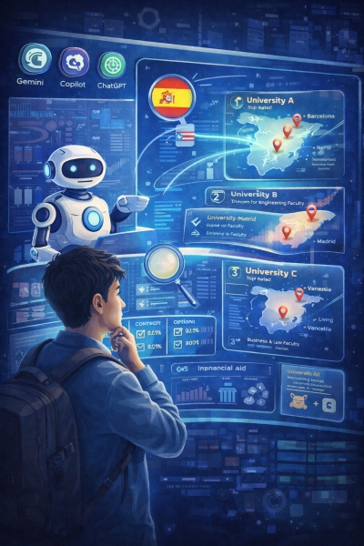 Escoger universidad en función de lo que te dice la IA: así eligen campus en España los estudiantes de América Latina