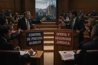 PP, Vox, Junts y PNV se unen en el Senado para frenar el modelo de Collboni de control de precios en el alquiler