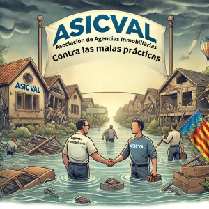 ASICVAL condena las malas prácticas de algunas agencias inmobiliarias aprovechando la situación de vulnerabilidad generada por la DANA