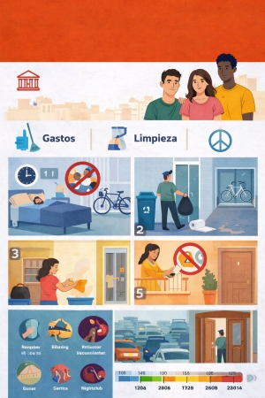 ¿ESTAS COMPARTIENDO PISO? SI SIGUES ESTAS NORMAS DE CONVIVENCIA MEJORARA LA RELACION CON TUS COMPAÑEROS